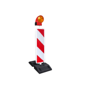 Turn traffic panel type NOX | film RA1/A, hatched | on both sides indicating right